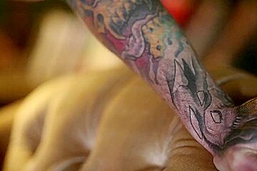 Slut Gets Pussy Fucked With A Long Dildo Then A Hard Cock