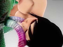 Slut Princess X Reptile Monster
