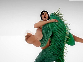 Slut Princess X Reptile Monster