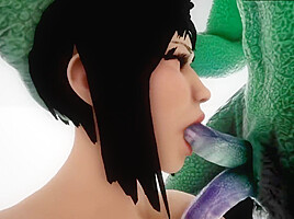 Slut Princess X Reptile Monster