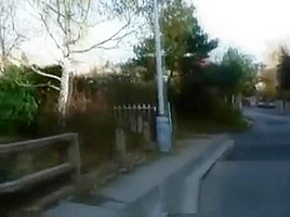 Slutty Big Titty European Brunette Sucking Dick In Public