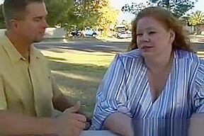 Slutty Fat Woman Shows Big Body And Bonks Well With Man