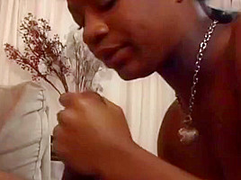 Small-breasted Nubian Hottie Shows All The Cheeks And More!