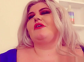 Smoking British Busty BBW Brogan needs a cigarette and Cock