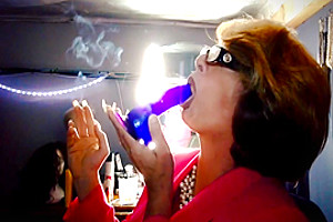 Smoking milf sissy