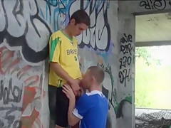 Soccer Twinks Flipfuck Outdoors