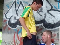 Soccer Twinks Flipfuck Outdoors