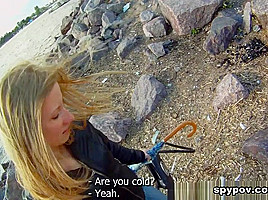 Soni & Anonymous in Beach And Mall Casual Sex - SpyPOV