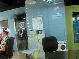 Spex cfnm slut licked