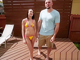 Spicy young Kylie Martin devastated by thick long cock