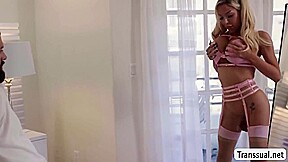 Spoiled Trans Woman Seduces Her Stepbro To