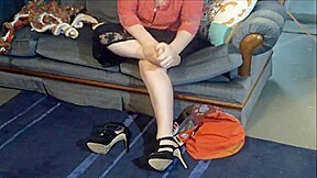 Sprained Ankle in Heels