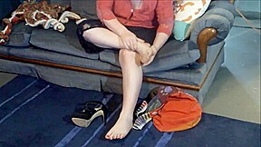 Sprained Ankle in Heels