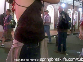 SpringBreakLife Video: Bourbon Street Flashers