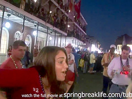 SpringBreakLife Video: Bourbon Street Flashers