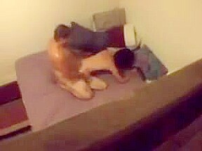 Spying on my friend fucking his crazy gf
