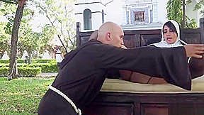 Squirter nun fucked hard