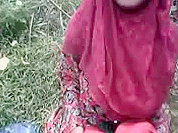 Sri Lankan In Desi Bangla Muslim Hijab Beauty In Forest
