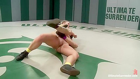 Start Of Season 9nasty Leg Scissors, Head Locks & Submissions, Loser Gets Brutally Ass Fucked!