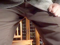Step dad clothed to masturbate once more
