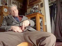 Step dad clothed to masturbate once more