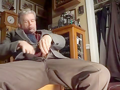 Step dad clothed to masturbate once more