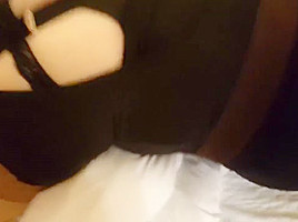 Step daddy takes CD slut while friend watches 2