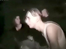 Step mom and Step sister get gang banged by family