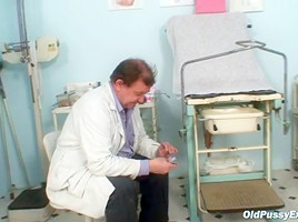 Step mom gets her both holes properly checked by a gynecologist