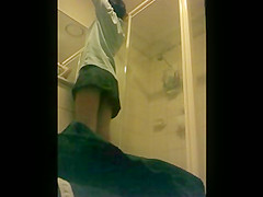Step sister showering 2