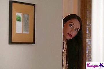 Stepsons Gf Says, Your Step mom Sure Talks About Sex Maybe She Needs Some Dick
