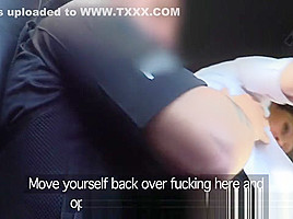 Stockings Slut Fucks Cop In Public