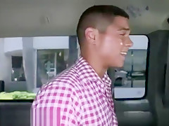Straight gay porn moving movie Riding Around Miami For Cock To Suck!