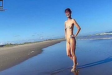 Strip And Dance On The Beach She Loves Utterly Stark Naked