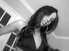 Stunning Black Lesbian Girls Share Sex Toys And Please Each Others Cunts