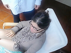 Stupid student 18+ Take An Exam To Dirty Teacher With Cum On Her Face