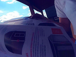 Submissive Friend Sucks Me Dry In Lowes & Home Depot - Facial!