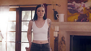 Submissive teen 18+ fucks with bad stepdaddy