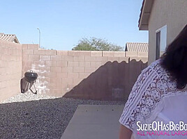 Suzie Backyard Big Boobs Fun