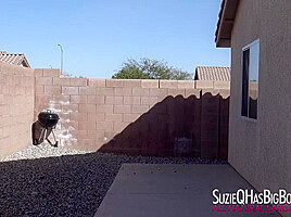 Suzie Backyard Big Boobs Fun
