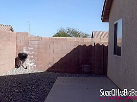 Suzie Backyard Big Boobs Fun