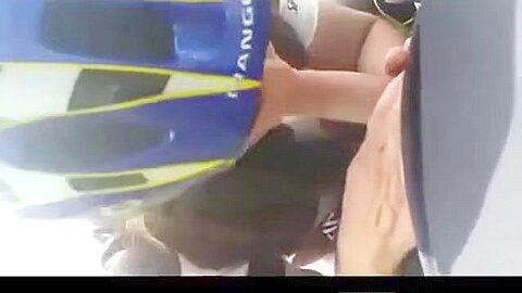 Sweet Cyclist Giving A Handjob