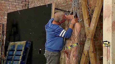 Sweet Twink Drained Of Cum In A Rope Cage - Jonny Pistol & Sebastian Kane