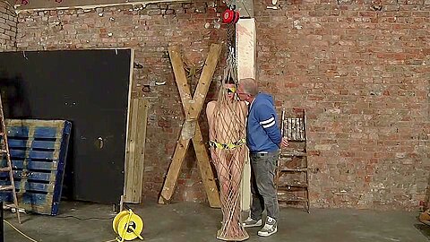 Sweet Twink Drained Of Cum In A Rope Cage - Jonny Pistol & Sebastian Kane