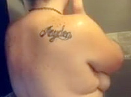 Sweet junior bbw in the shower