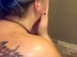 Sweet junior bbw in the shower