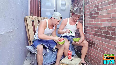 TRAILERTRASHBOYS Twinks Jack Waters And Asher Day Bareback
