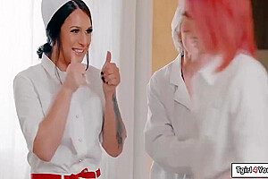 Tgirl4you com - Trans Doctor Foxxy Has 4some With Nurses 6 Min - Ts Foxxy, Dee Williams And Khloe Kay