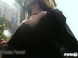 The first time of the incredible Raphaella Ferrari - Pinko TGirls