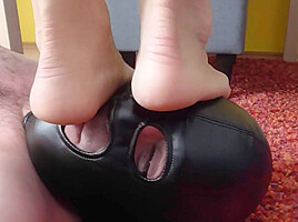 The trampling striptease by Femdom Austria